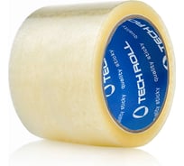 Клейкая лента TECHROLL 72 мм x 66 м x45 мкм прозрачный широкий И_Ш_439153221017