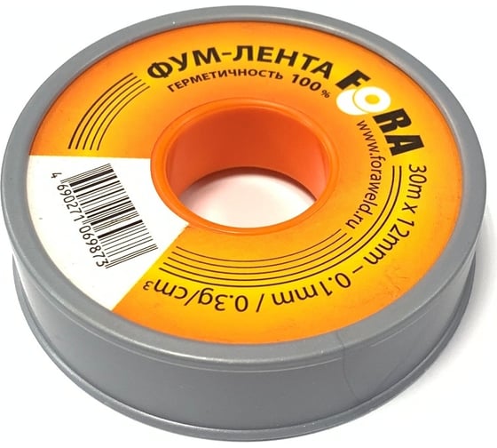 Фум-лента FORA 30 м, 12 мм 006140102