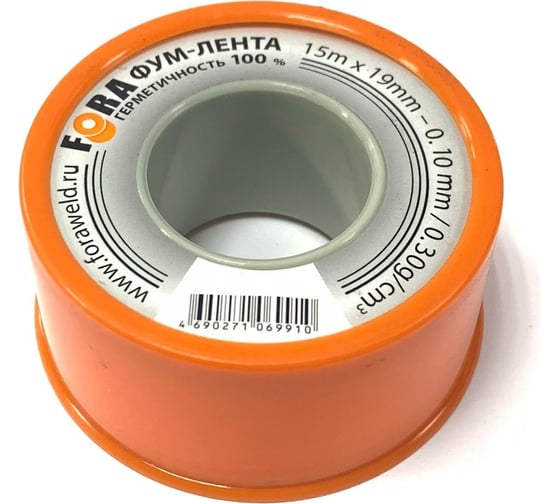 Фум-лента FORA 15 м, 19 мм 006140103