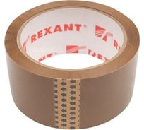 Упаковочная клейкая лента REXANT 48 мм х 50 мкм, коричневый, 6 рулонов по 66 м 09-4212