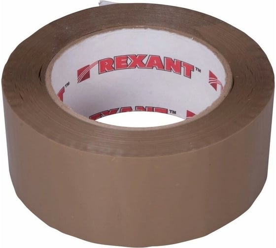 Упаковочная клейкая лента REXANT 48 мм х 50 мкм, коричневый, 6 рулонов по 150 м 09-4214