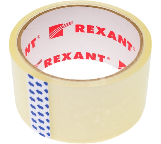 Упаковочная клейкая лента REXANT 48 мм х 50 мкм, прозрачный, 6 рулонов по 36 м 09-4201