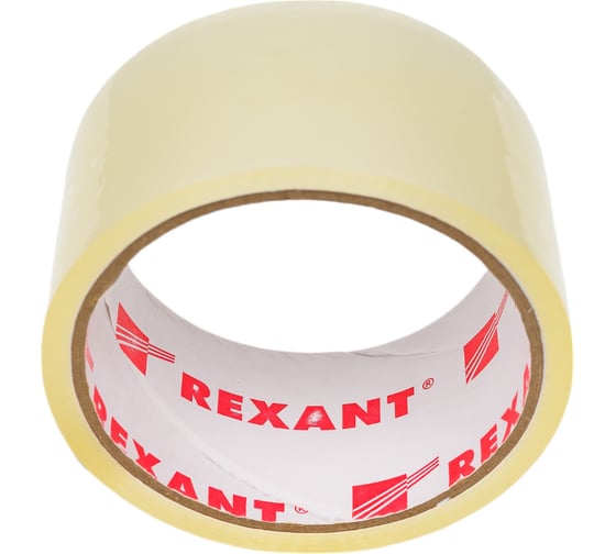 Упаковочная клейкая лента REXANT 48 мм х 50 мкм, прозрачный, 6 рулонов по 36 м 09-4201