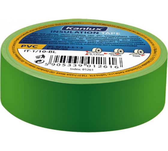 Изолента Kanlux IT-1 10М GN/ 1260