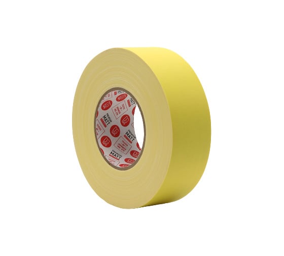 Клейкая лента DGTAPE MATT - Гаффа тейп 50мм/50м - Светло-Желтый MATT50050/50/Y 1