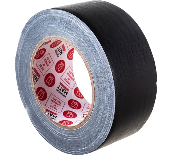 Клейкая лента DGTAPE MATT - Гаффа тейп 50мм/25м - Черный MATT50050/25/B