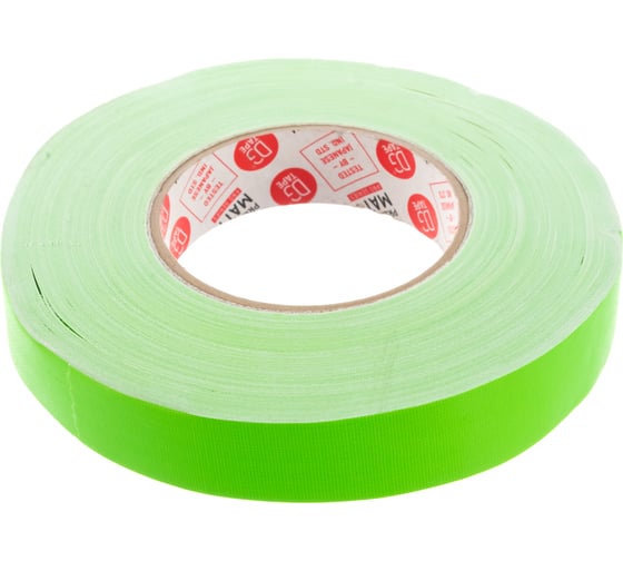 Клейкая лента DGTAPE MATT - Гаффа тейп 25мм/50м - Светло-Зеленый Chroma Key MATT50025/50/LGR
