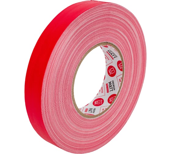 Клейкая лента DGTAPE MATT - Гаффа тейп 25мм/50м - Красный MATT50025/50/R
