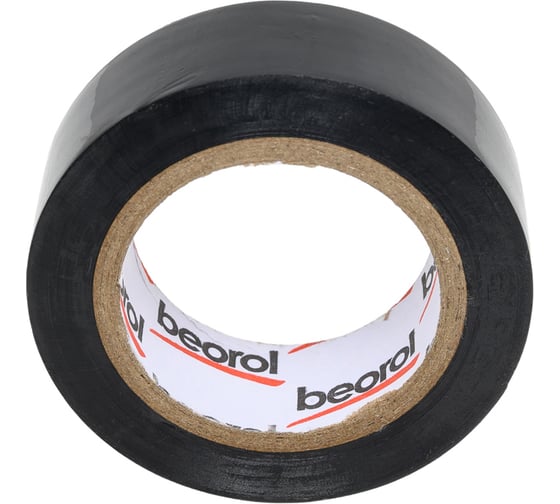 Изолента BEOROL ПВХ, 19 мм, 10 м, черная 245317