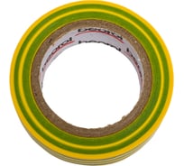 Изолента BEOROL ПВХ, 19 мм, 10 м, желто-зеленая 245321