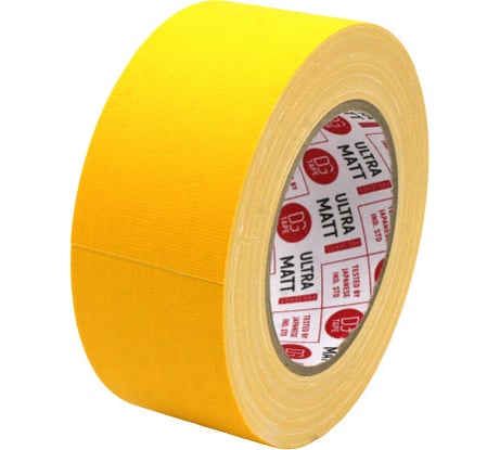 Клейкая лента DGTAPE ultraMATT - Гаффа тейп 50мм/25м - Темно-Желтый UM50/25/DY