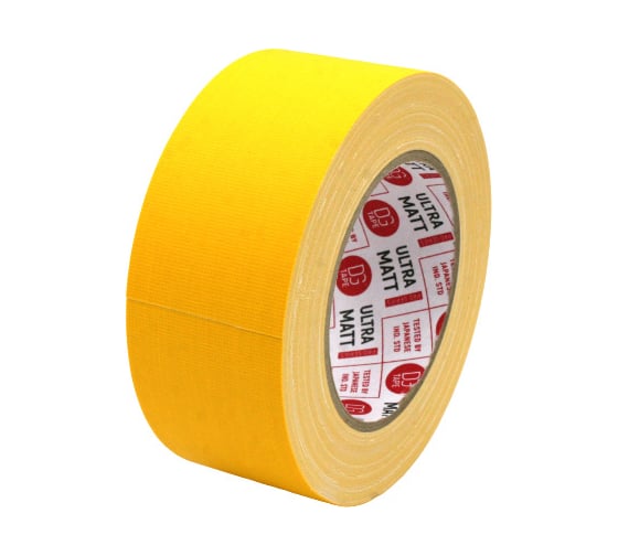 Клейкая лента DGTAPE ultraMATT - Гаффа тейп 50мм/25м - Темно-Желтый UM50/25/DY 1