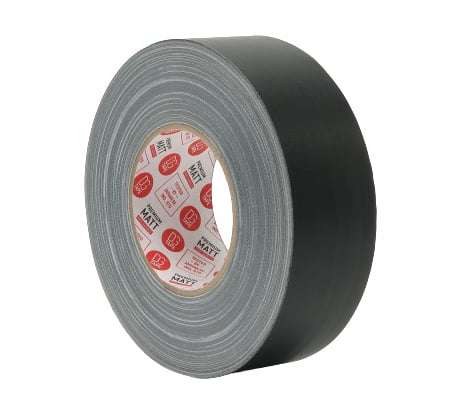 Клейкая лента DGTAPE MATT - Гаффа тейп 50мм/50м - Черный MATT50050/50/B