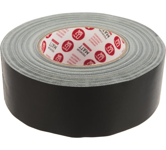 Клейкая лента DGTAPE MATT - Гаффа тейп 50мм/50м - Черный MATT50050/50/B