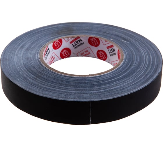 Клейкая лента DGTAPE MATT - Гаффа тейп 25мм/50м - Черный MATT50025/50/B