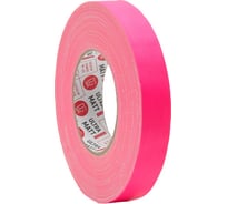 Клейкая лента DGTAPE ultraMATT - Гаффа тейп 25мм/50м - Розовый (светится в ультрафиолете) UMF25/50/P