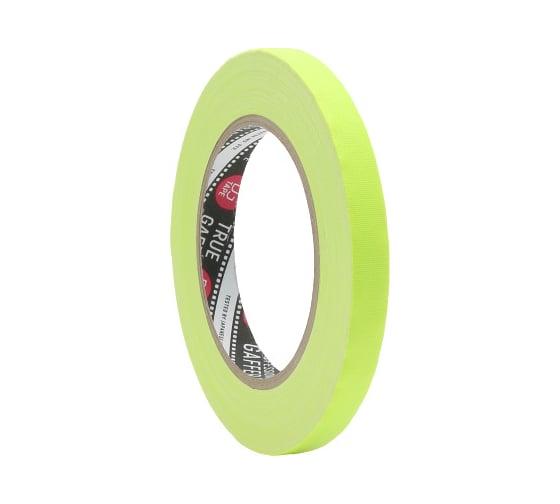 Клейкая лента DGTAPE TrueGaff - Гаффа тейп 12мм/25м - Желтый TrueGAFF12/25/FL-Y
