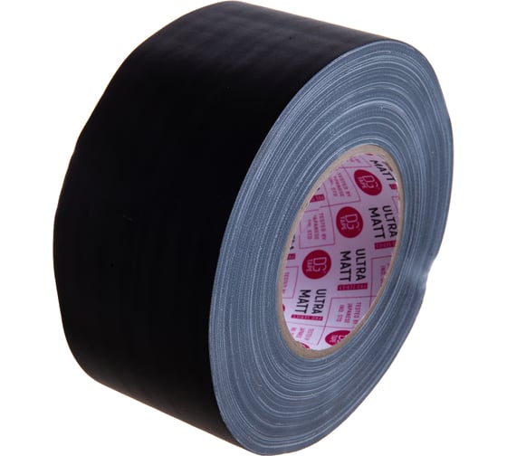 Клейкая лента DGTAPE ultraMATT - Гаффа тейп 72мм/50м - Черный UM72/50/B
