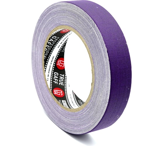 Клейкая лента DGTAPE TrueGaff - Гаффа тейп 25мм/25м - Фиолетовый TrueGAFF25/25/V 1