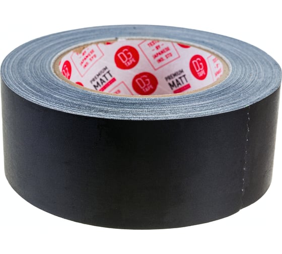 Клейкая лента DGTAPE MATT STRONG - Гаффа тейп 50мм/25м - Черный STRMATT50050/25/B 1