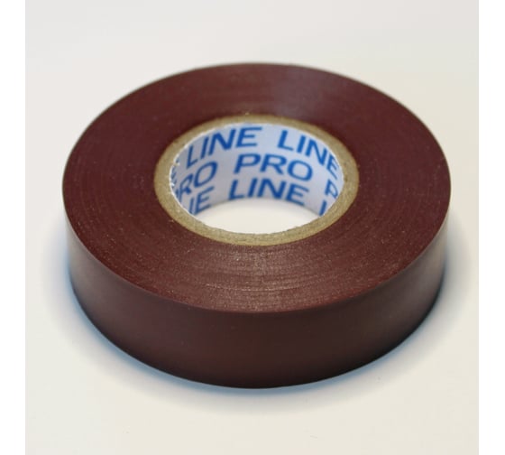 Изолента Pro line 0.15 мм 19/20 коричневая 12802