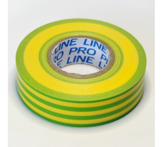 Изолента Pro line 0.15 мм 19/20 желто-зеленая 9775