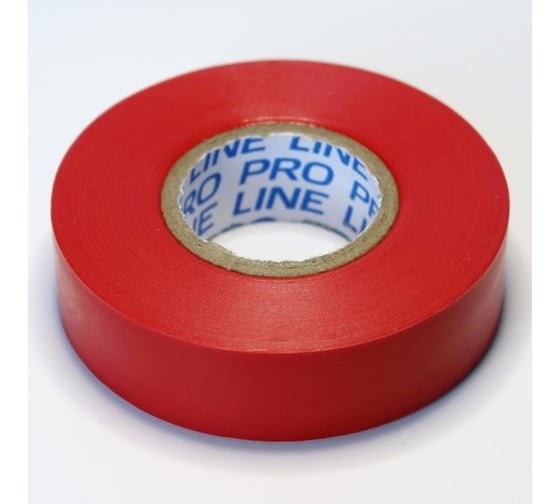 Изолента Pro line 0.15 мм 19/20 красная 6778