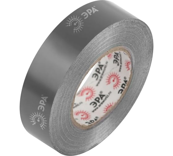 Изолента ЭРА SET51520GR ПВХ, набор, серая, 15 мм, 20 м, 5 шт. Б0064429 1