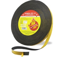 Термоуплотнительная лента ОГНЕЗА ЛТУ 2х15 мм, рулон 25 пог.м. 105100