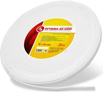 Негорючий уплотнитель ОГНЕЗА М-КОР 3х20 мм, рулон 25 пог.м. 106720