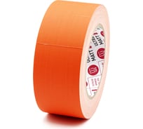 Клейкая лента DGTAPE ultraMATT - Гаффа тейп 50мм/25м - Оранжевый (светится в ультрафиолете) UMF50/25/O