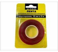 Монтажная двусторонняя сверхпрочная невидимая лента ON 15мм х 3м 13-06-013