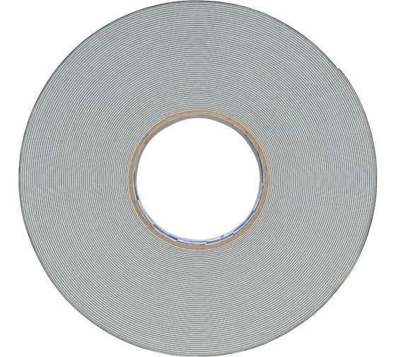 Двусторонняя зеркальная лента Klebebander каучуковый клей, 19мм x 25м, белая, 116734