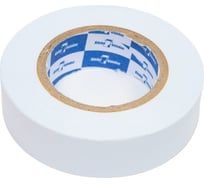 Изолента Klebebander ПВХ, 19 мм х 20 м, 130 мкм, 4 Кв, белая 122306