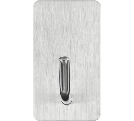 Крючки самоклеящиеся универсальные LAIMA Home, 2,5x4,5 см, сталь, серебристые, 4 шт. 608788 1