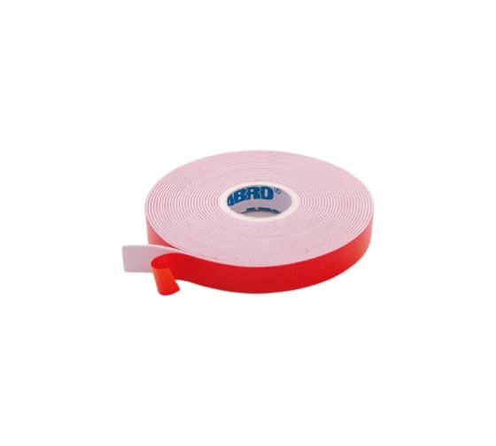Двухсторонняя клейкая лента ABRO INDUSTRIES INC Abro 12 мм х 5 м белый OE-12mm-5M