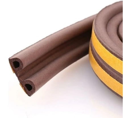 Уплотнитель STARFIX профиль P, коричневый, 9x5,5 мм, 6 м SF1014-02