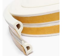 Уплотнитель STARFIX профиль P, белый, 9x5,5 мм, 6 м SF1014-01