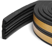 Уплотнитель STARFIX профиль E, черный, 10x4 мм, 6 м SF1010-03