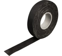 Изолента ХБ на тканевой основе AIRLINE 150 г., прорезиненная, 19х0,4 мм, 12 м, черная ADHB003