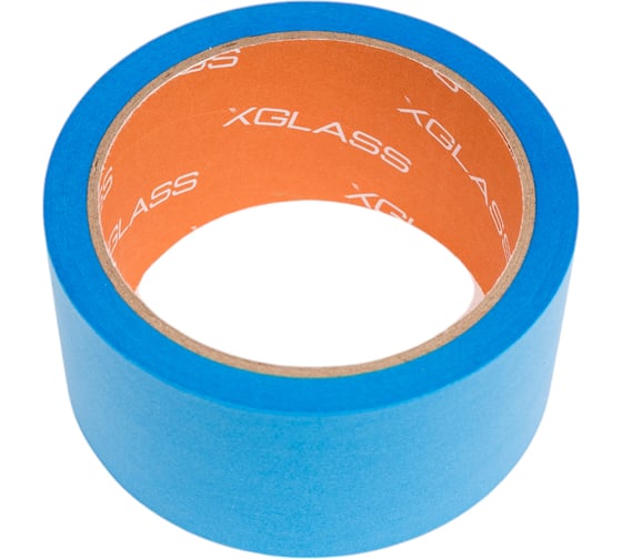 Лента малярная для точных линий XGLASS бумага Washi синяя 48мм х 25м 160489