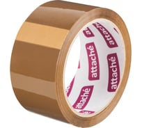 Упаковочная клейкая лента Attache 48 мм х 60 м, 40 мкм, коричневая, 6 шт. 1042789