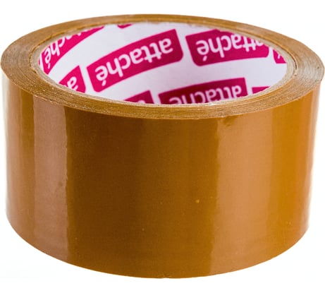 Упаковочная клейкая лента Attache 48 мм х 60 м, 40 мкм, коричневая 129145