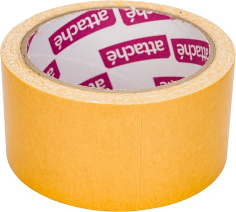 Двухсторонняя клейкая лента на тканевой основе Attache 50 мм х 10 м 131099