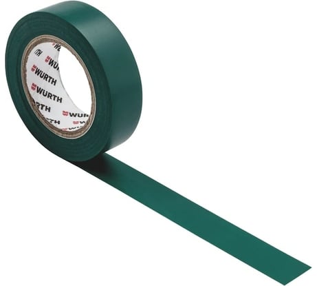 Изолента Wurth VDE зелёная 15мм х 10м 09851092 061 10