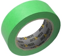 Лента маскирующая BOOMER 90С-30мин, зеленая, 25ммx40м, 8090/25
