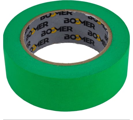 Лента маскирующая BOOMER 90С-30мин, зеленая, 25ммx40м, 8090/25