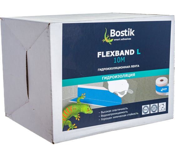 Гидроизоляционная лента на сетке BOSTIK FlexBand L 120 мм, 10 м tr700007