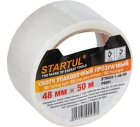 Лента упаковочная STARTUL прозрачная, 48 мм, 50 м, PROFI ST9053-1-48-50