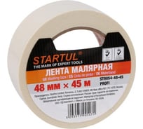 Лента малярная STARTUL 48 мм, 45 м, PROFI, белая ST9054-48-45